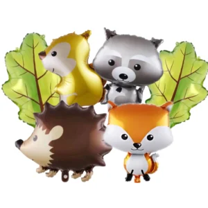 Set de Globos Animales del Bosque x6 Piezas